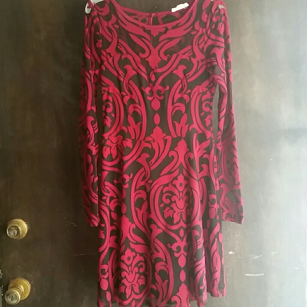 Long sleeve, see through, DRESS!!